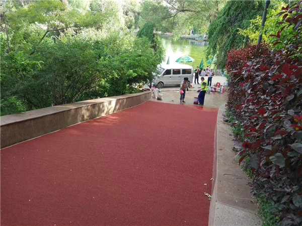 莱芜彩色路面施工