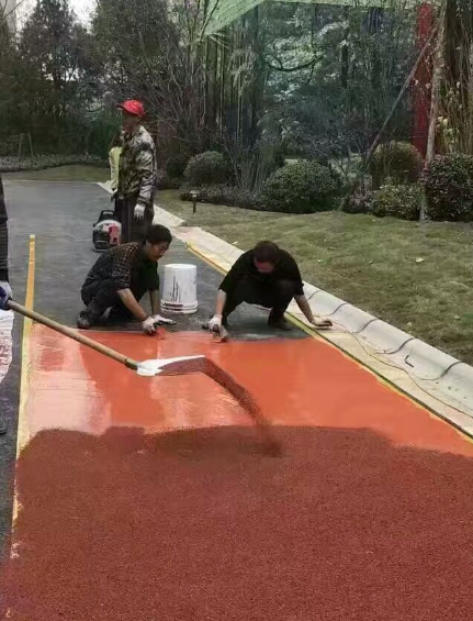 莱芜彩色路面改色是提升路面美观性